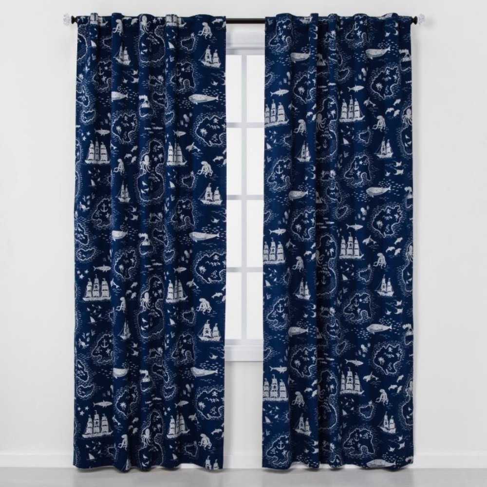 4 Panels (2 pairs) Blackout curtains 84"